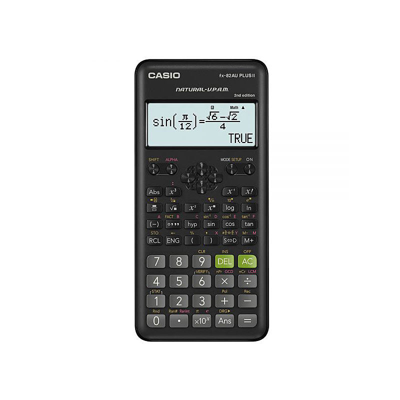 CASIO FX82AU PLUSII 2nd Ed Scientific calculator for the Australian Education system V177-D-CASFX82AUPL2NDBP