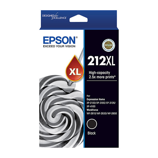 EPSON 212XL Black Ink Cart V177-D-E212BXL