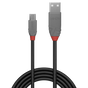 LINDY .5m USB2 A-Micro-B Anthra Line V177-D-LIN36731