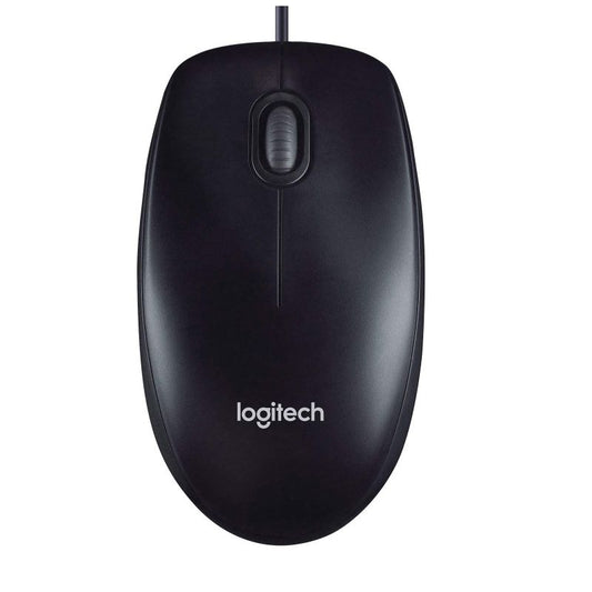 Logitech M90 USB Wired Optical Mouse 1000 DPI for PC Laptop Mac Full Size Comfort smooth moverL V177-D-LOGM90