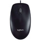 Logitech M90 USB Wired Optical Mouse 1000 DPI for PC Laptop Mac Full Size Comfort smooth moverL V177-D-LOGM90