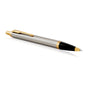 PARKER IM BrshMetal Ball Pen Med Blu V177-D-PAR1931670