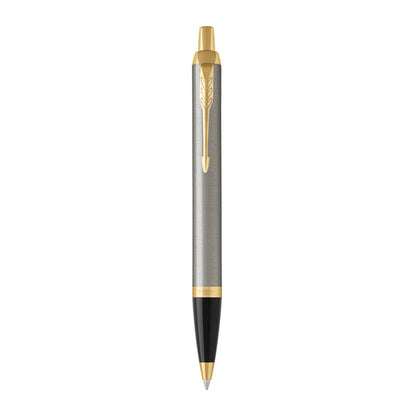 PARKER IM BrshMetal Ball Pen Med Blu V177-D-PAR1931670