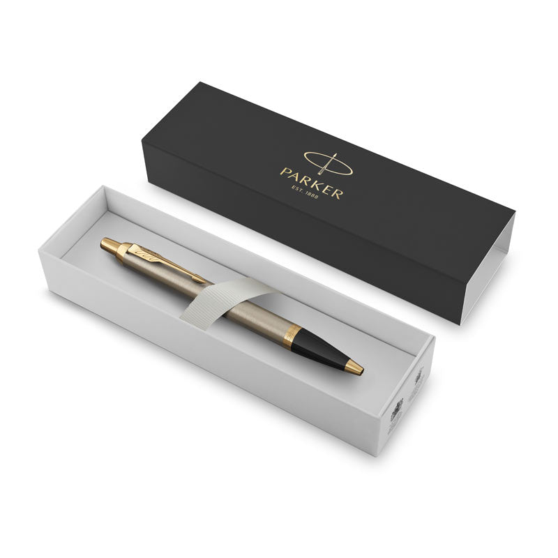 PARKER IM BrshMetal Ball Pen Med Blu V177-D-PAR1931670