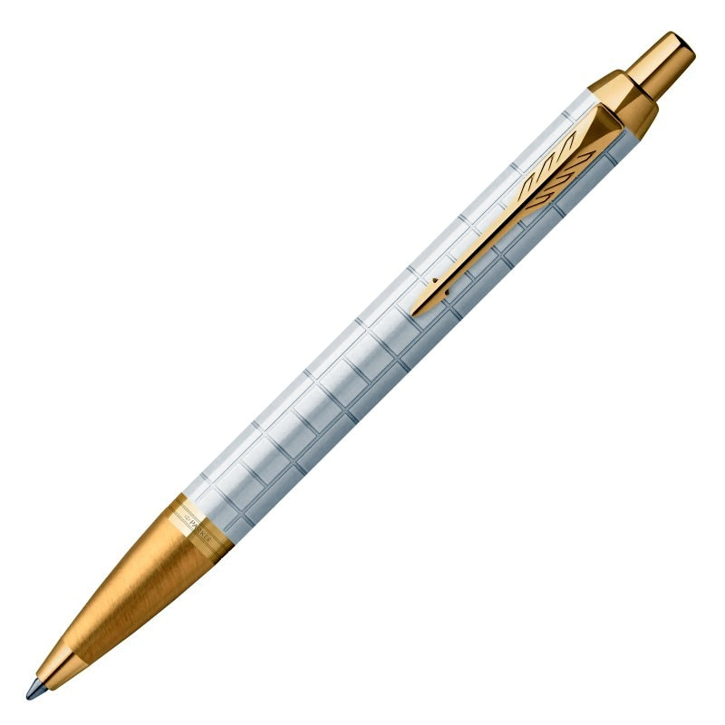 PARKER IM Premium Ballpoint Pen - Pearl with Gold Trim V177-D-PAR2143643
