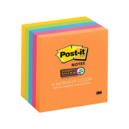 POST-IT Super Sticky Note 654-5SSUC RDJ73X73 Pack of 5 V177-D-PI70005250959