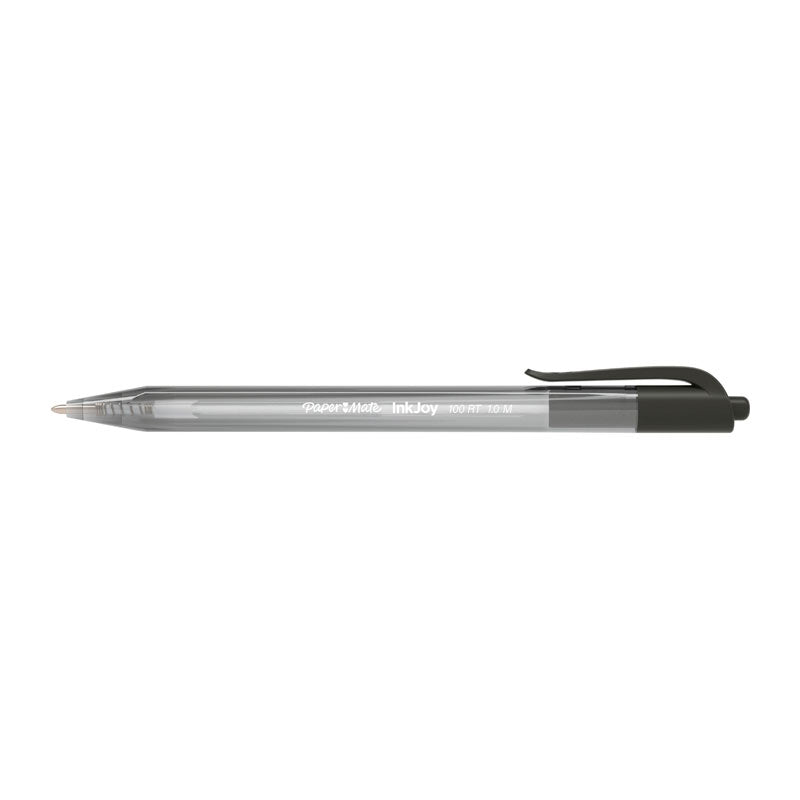 PAPER MATE InkJoy 100RT Ball Pen Black Box of 12 V177-D-PM2008514