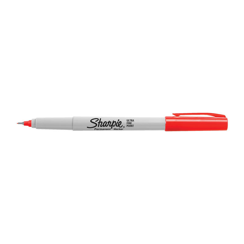SHARPIE Ultra Fine Point Permanent Marker Red Box of 12 V177-D-SH37002