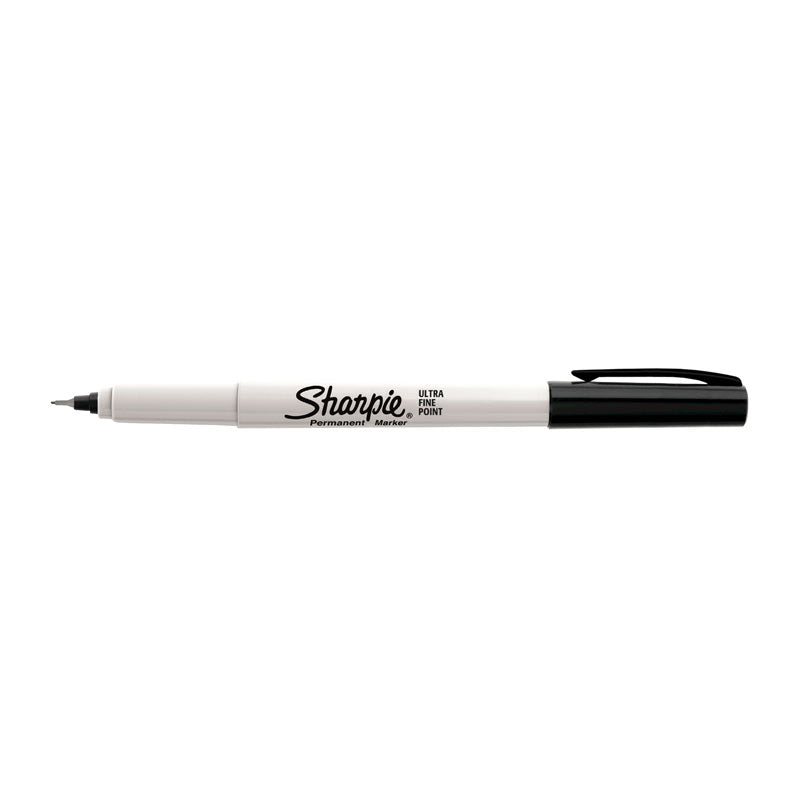 SHARPIE Ultra Fine Point Permanent Marker Black Box of 12 V177-D-SH37121
