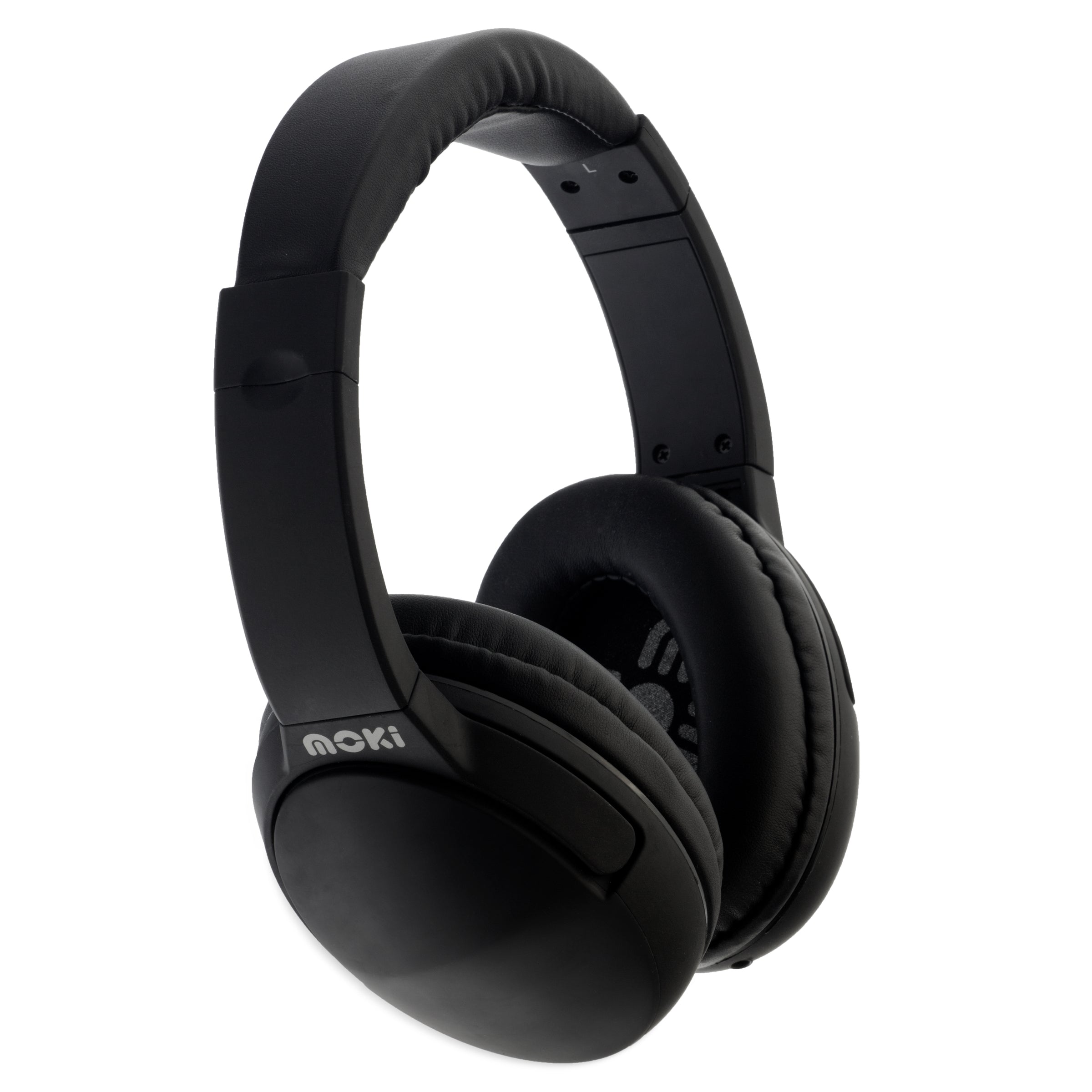 Moki Nero Headphones with Mic V177-HPNEBK