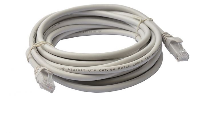 8WARE Cat6a UTP Ethernet Cable 30m Snagless Grey V177-L-CB8W-PL6A-30GRY