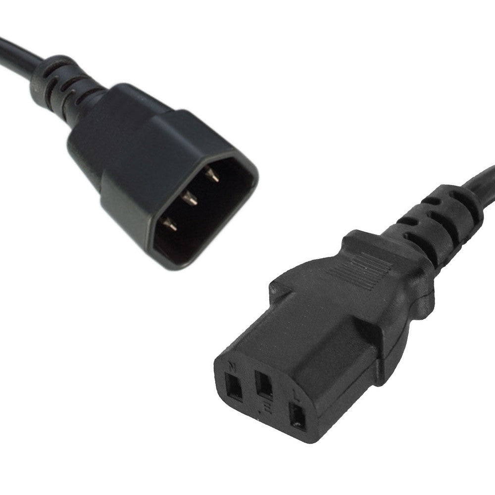 8WARE Power Cable Extension 1.8m IEC-C14 to IEC-C13 Male to Female V177-L-CB8W-RC-3080