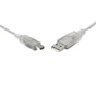 8WARE USB 2.0 Cable 1m A to Mini-USB B Male to Male Transparent V177-L-CB8W-UC-2001ABN