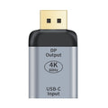 ASTROTEK USB-C to DP DisplayPort Female to Male Adapter support 4K@60Hz Aluminum shell Gold plating for V177-L-CBAT-DPUSBC-MF
