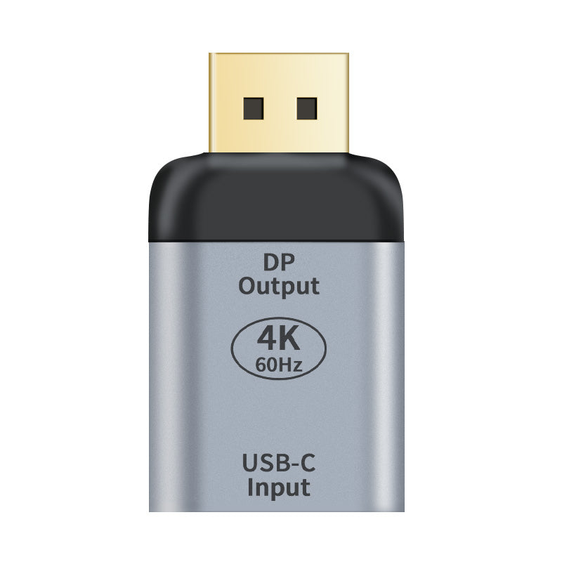 ASTROTEK USB-C to DP DisplayPort Female to Male Adapter support 4K@60Hz Aluminum shell Gold plating for V177-L-CBAT-DPUSBC-MF