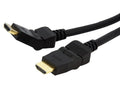 ASTROTEK HDMI Cable 2m - v1.4 19 pins Type A Male to Male 180 Degree Swivel Type 30AWG Gold Plated Nylon V177-L-CBAT-HDMI-MM-180D-2