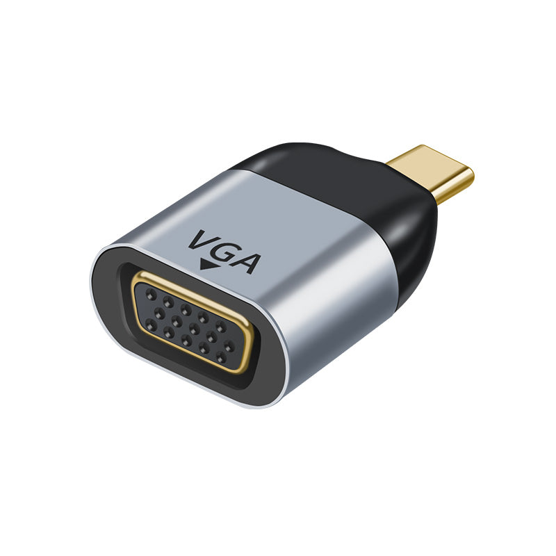 ASTROTEK USB-C to Mini DP DP DisplayPort Male to Female Adapter support 1080P@60Hz QXGA QWXGA WUXGA UXGA V177-L-CBAT-USBCVGA-MF