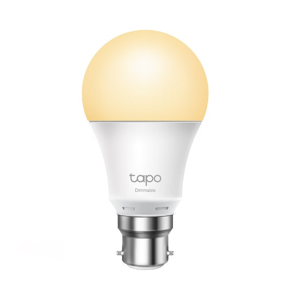 TP-Link Tapo Dimmable Smart Light Bulb L510B Bayonet Fitting Dimmable, No Hub Required, Voice Control, V177-L-HETL-TCL510B