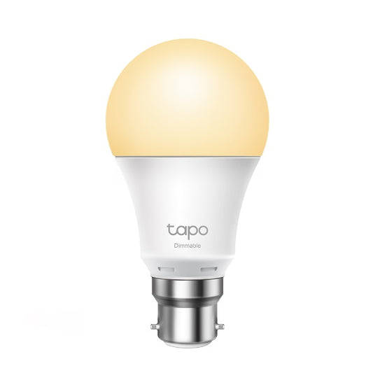 TP-Link Tapo Dimmable Smart Light Bulb L510B Bayonet Fitting Dimmable, No Hub Required, Voice Control, V177-L-HETL-TCL510B