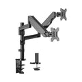 Brateck Dual Minitor Full Extension Gas Spring Dual Monitor Arm independent Arms Fit Most 17'-32' Monitors Up V177-L-MABT-LDT16-C024