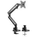 Brateck Single Monitor Aluminium Slim Mechanical Spring Monitor Arm Fit Most 17'-32' Monitor Up to 8kg per V177-L-MABT-LDT20-C012