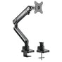 Brateck Single Monitor Aluminium Slim Mechanical Spring Monitor Arm Fit Most 17'-32' Monitor Up to 8kg per V177-L-MABT-LDT20-C012