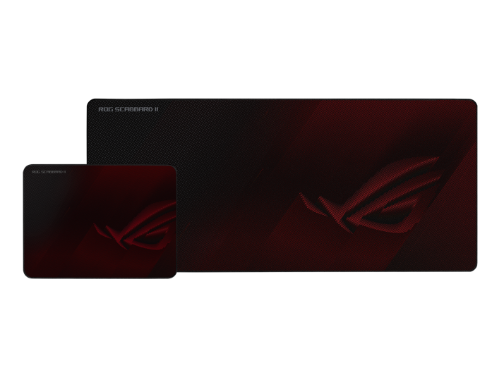 ASUS ROG SCABBARD II Gaming Mouse Pad, Medium 360x260mm + Extended 900x400mm Size, Water/Oil/Dust Respellent, V177-L-MIA-ROGSCABBARD-II