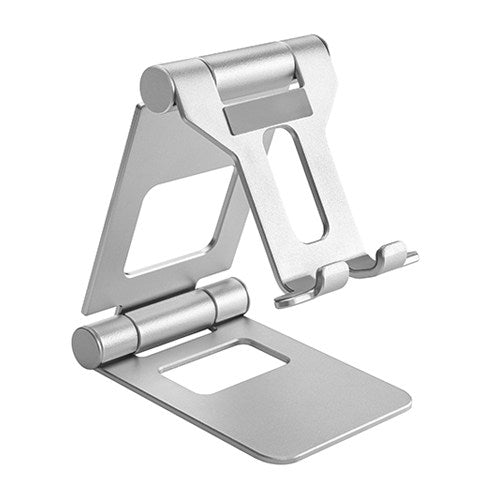 BRATECK Aluminium Foldable Stand Holder for Phones and Tablets- Silver V177-L-MPBT-PHS05-2-SILVER