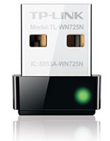 TP-Link TL-WN725N N150 Nano Wireless N USB Adapter 2.4GHz (150Mbps) 1xUSB2 802.11bgn Internal Antenna V177-L-NWTL-WN725N