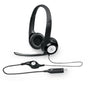 Logitech H390 USB Headset Adjustable,USB,2 Years Noise cancelling mic In-line audio controls V177-L-SPLT-H390