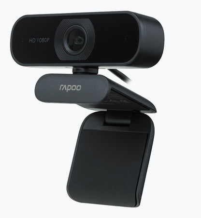 RAPOO C260 Webcam FHD 1080P/HD720P, USB 2.0 Compatible Win7/8/10, Mac OS X 10.6 or above, Chrome OS and V177-L-VIRP-C260