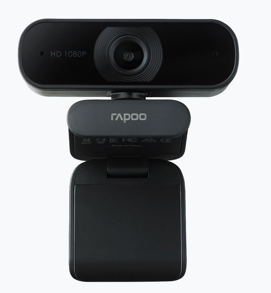 RAPOO C260 Webcam FHD 1080P/HD720P, USB 2.0 Compatible Win7/8/10, Mac OS X 10.6 or above, Chrome OS and V177-L-VIRP-C260