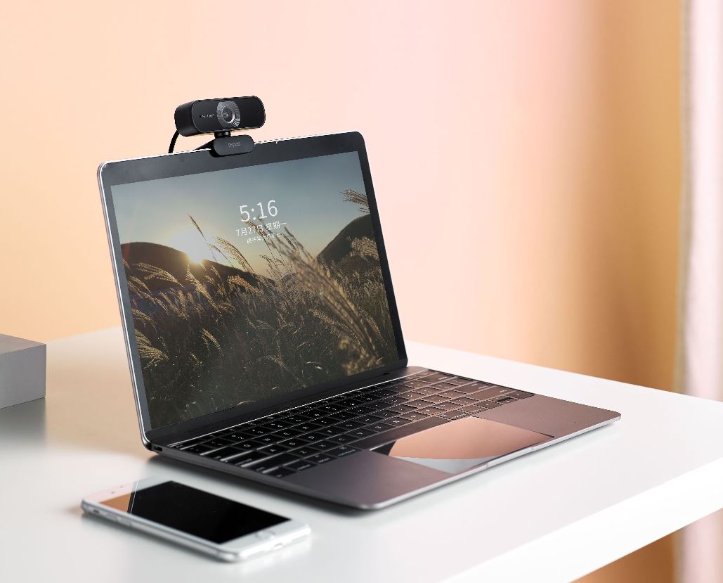 RAPOO C260 Webcam FHD 1080P/HD720P, USB 2.0 Compatible Win7/8/10, Mac OS X 10.6 or above, Chrome OS and V177-L-VIRP-C260