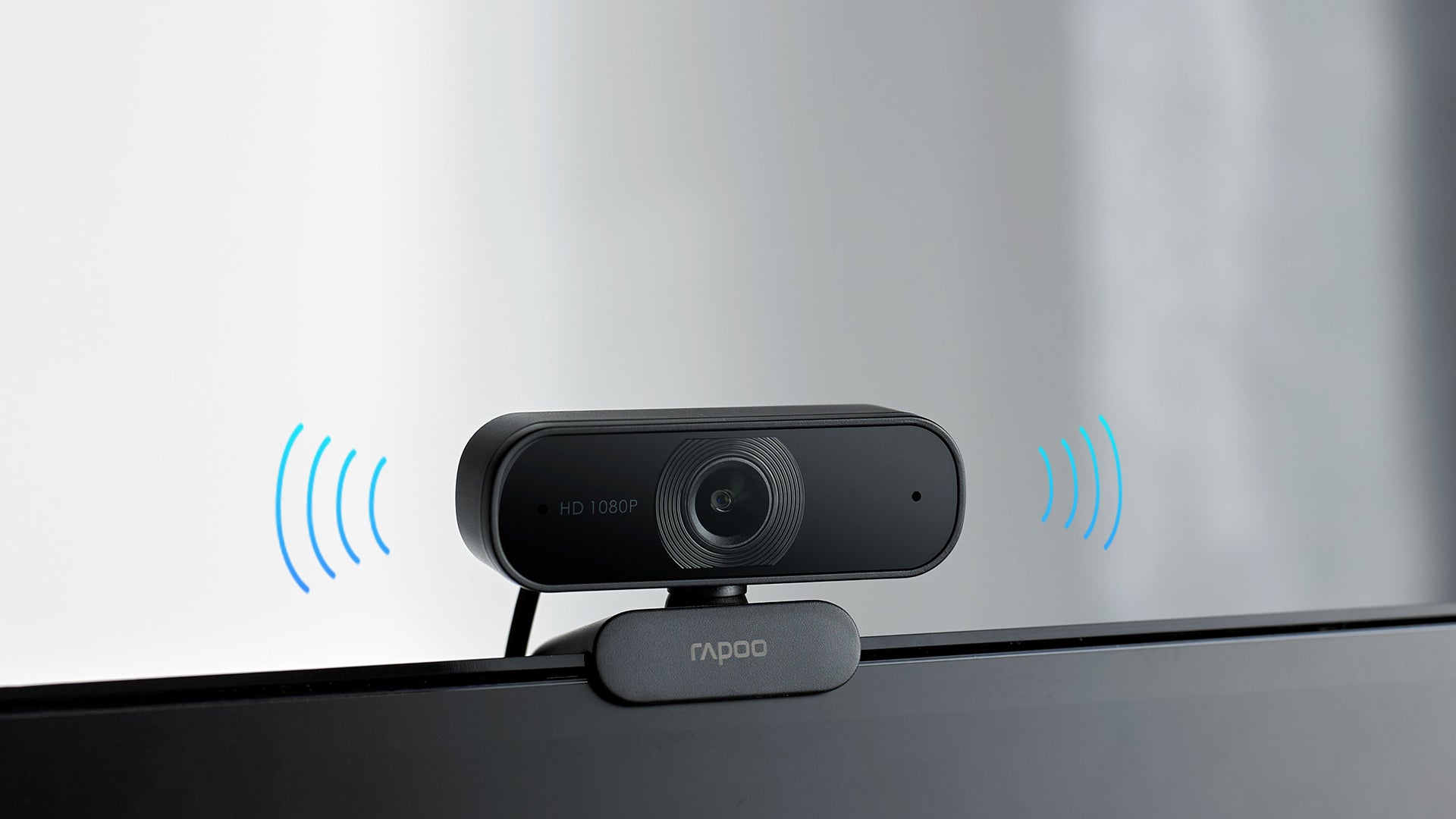 RAPOO C260 Webcam FHD 1080P/HD720P, USB 2.0 Compatible Win7/8/10, Mac OS X 10.6 or above, Chrome OS and V177-L-VIRP-C260