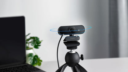 RAPOO C260 Webcam FHD 1080P/HD720P, USB 2.0 Compatible Win7/8/10, Mac OS X 10.6 or above, Chrome OS and V177-L-VIRP-C260