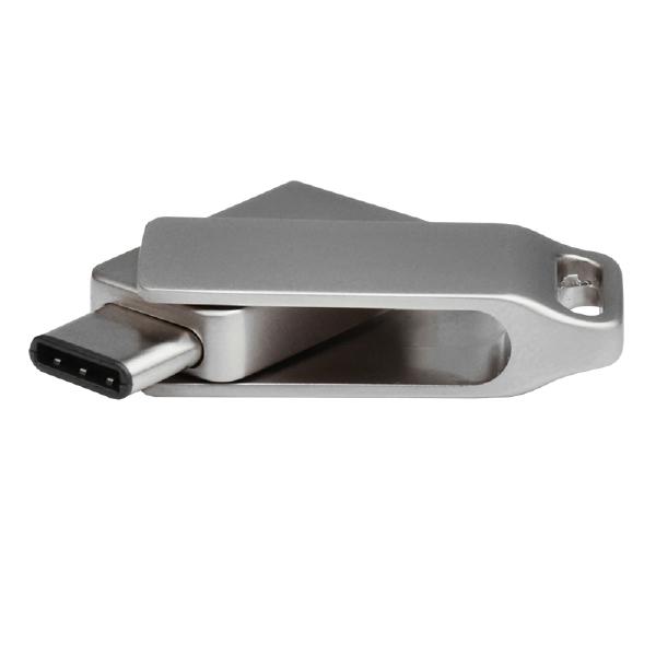 Shintaro 128GB USB-C OTG Pocket Disk drive - Works with USB-C, USB Type-C, USB-A, USB 3.0 V177-MA-08SHR128GBUC