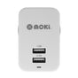 MOKI Dual USB Wall Charger - White V177-MUSBWW