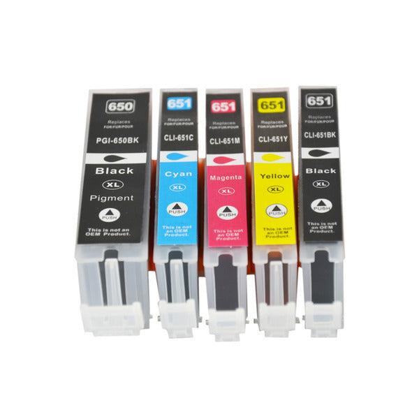 PGI-650XL CLI-651XL Compatible Inkjet Set 5 Cartridges [Boxed Set] V177-SETPGI650