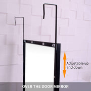 Full-Length Mirror Long Standing for Bedroom and Bathroom (106 x 35 cm, Black) V178-12098