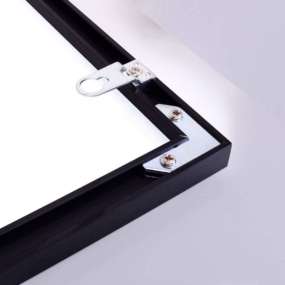 Full-Length Mirror Long Standing for Bedroom and Bathroom (106 x 35 cm, Black) V178-12098
