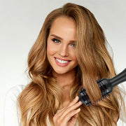 Hot Air One-Step Hair Dryer Negative Ion Anti-Frizz Blowout for Drying,Straightening, Curling and Volumizer V178-12120
