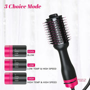 Hot Air One-Step Hair Dryer Negative Ion Anti-Frizz Blowout for Drying,Straightening, Curling and Volumizer V178-12120