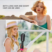 Hot Air One-Step Hair Dryer Negative Ion Anti-Frizz Blowout for Drying,Straightening, Curling and Volumizer V178-12120