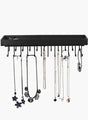 Wall Mount Hanging Jewellery Organiser Holder with 23 Hooks (Black) V178-13419