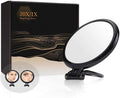 20X Magnifying Hand Mirror Two Sided Use for Makeup Application, Tweezing, and Blackhead/Blemish Removal V178-14421