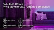 12M LED Strip Lights Rope Light for Bedroom and Home (5050 Lights Strip App with Remote Control) V178-14605