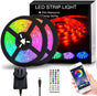 12M LED Strip Lights Rope Light for Bedroom and Home (5050 Lights Strip App with Remote Control) V178-14605