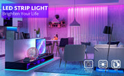 12M LED Strip Lights Rope Light for Bedroom and Home (5050 Lights Strip App with Remote Control) V178-14605