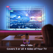 3M LED Strip Lights Rope Light for TV, Gaming and Computer (Lights Strip App with Remote Control) V178-14629