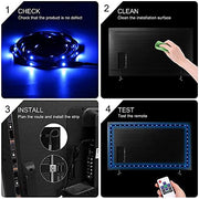 3M LED Strip Lights Rope Light for TV, Gaming and Computer (Lights Strip App with Remote Control) V178-14629